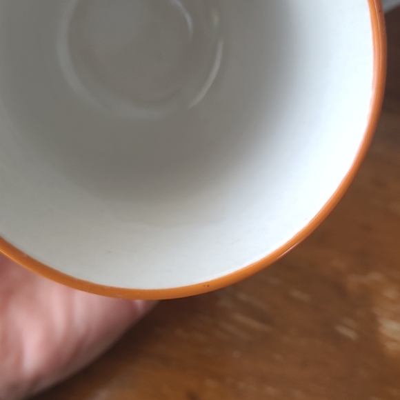 Vintage Newcore Country Village Stoneware Tea Cup Set Of 6 - Picture 10 of 10